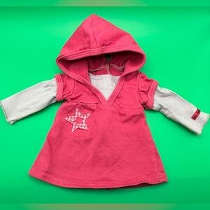 American Girl Doll Truly Me Star Tunic Hoodie Mia 2-in-1 Skate Outfit Authentic